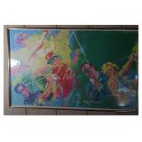 Golf wall decor by Leroy Nieman