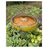 Old bird bath