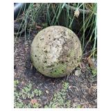 Concrete ball. Approximately 12 to 14” inches.