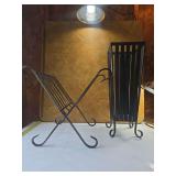 Metal Umbrella Stand and Magazine rack