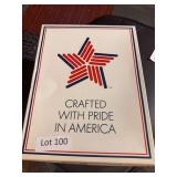 5’ by 8’ American flag flown over US capitol
