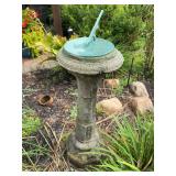 Antique sun dial