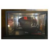 Black Osu Football signed Urban Meyer