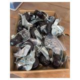 Flat of caster wheels