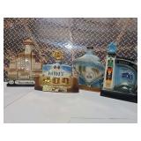 4 Jim Beam decanters