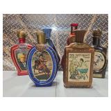6 decanters of Jim Beam choice