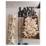 Starfish and decor