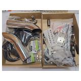2 flats of tools and hardware