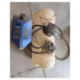Sprayer and kerosene can