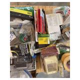 Paint supplies and misc hardware