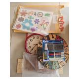 Arts and crafts and clocks