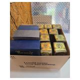 Box of Dewars and decanters boxes