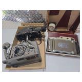 2 movie projectors and Polaroid