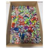 Flat of pull back toy cars