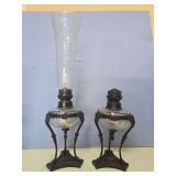 2 modern reproduction lamps