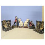 3 sets of book ends