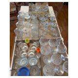 5 boxes of glassware