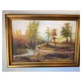 Framed oil on canvas Helen P. Dixon