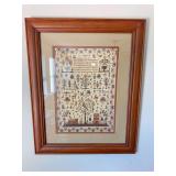Framed art as shown