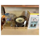 3 flats of kitchen related items