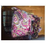 Lot 2 of Vera Bradley bags and miscellaneous bags