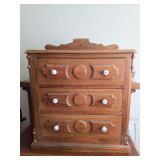 Antique handmade nightstand