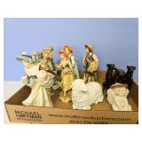 Flat of figurines
