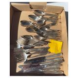 William Rogers & Sons “Gardenia” flatware and serving pieces
