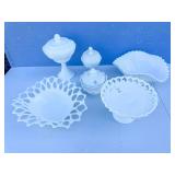 West Moreland milk glass