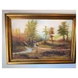 Framed oil on canvas Helen P. Dixon