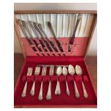 Rogers Brothers flatware. Service for at least 7