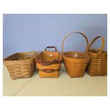 4 Longaberger baskets