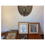 Framed art as shown