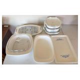 Set of 7 Corningware blue cornflower pieces as shown