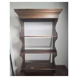 Wooden shelf