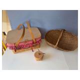 Royce Croft baskets and a large gathering basket