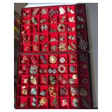 2 trays of costume jewelry. Trays are included