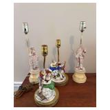 Set of 4 lamps