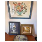 Framed art as shown
