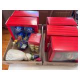 2 flats of Christmas items