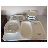 Set of 7 Corningware blue cornflower pieces as shown