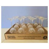 Flat of stemware