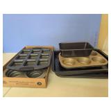 Flat of mixed baking pans