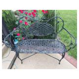 Metal bench