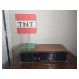 Radio and Minecraft lamp