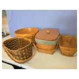 4 Longaberger baskets