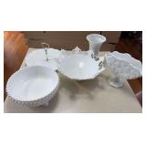 White milk glass as shown