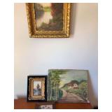 Set of 5 pieces of art as shown