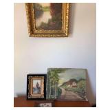 Set of 5 pieces of art as shown
