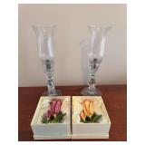 Godinger candle holders and glass candle holders